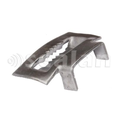 Скріпа СК-20Н (кліпса нерж.сталь для стрічки 20мм) упаковка 100шт