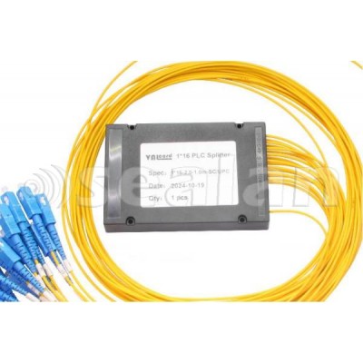 Дільник оптичний корпус ABS 1x16 SC/UPC сплітер (Splitter PLC) ValCord