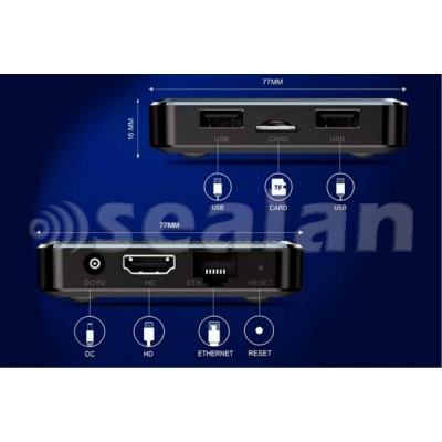 Смарт приставка X98Q Smart TV Box (S905W2, 2/16G, Android 11)