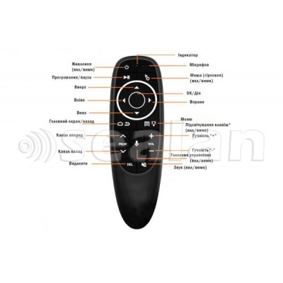 Пульт-аеромиш Air mouse G10S Pro (підсвічування, гіроскоп, голос.упр)