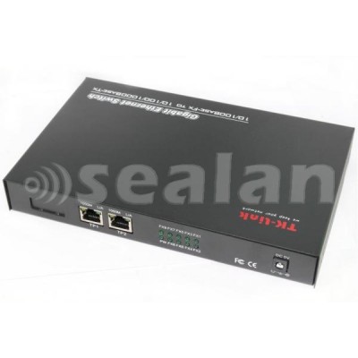 Медіаконвертер світч комутатор 8 портовий 8SC.WDM (8B)100mb + 2RJ45 10/100/1000mb TK-link