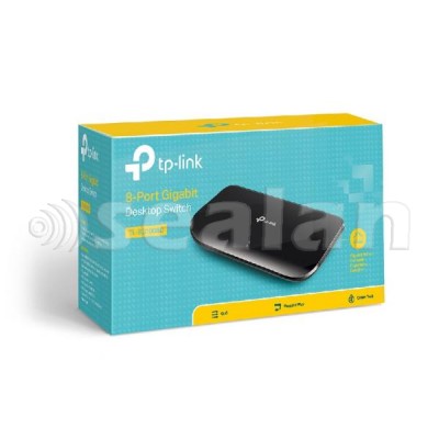 Комутатор світч TP-Link TL-SG1008D, некерований 8-port 10/100/1000 Мбіт/с