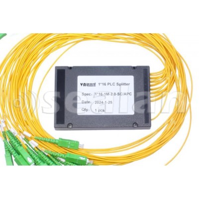 Дільник оптичний корпус ABS 1x16 SC/APC сплітер (Splitter PLC) ValCord Дільник оптичний корпус ABS 1x16 SC/APC сплітер (Splitter PLC) ValCord