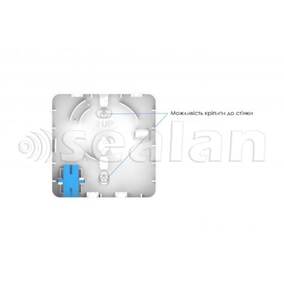 Абонентський термінал ONU XPON 1GE V-SOL V2801SC з абон.розеткою (чіп ZTE)