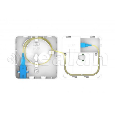 Абонентський термінал ONU XPON 1GE V-SOL V2801SC з абон.розеткою (чіп ZTE)