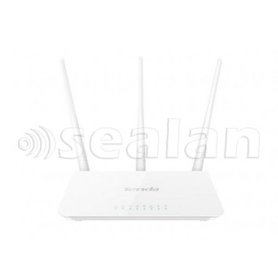 Маршрутизатор роутер Tenda F3 Wi-Fi 2.4 ГГц 300Мбіт LAN 3х10/100Мб/с WAN 1x10/100Мб/с