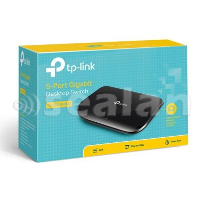 Комутатор світч TP-Link TL-SG1005D, некерований 5-port 10/100/1000 Мбіт/с Комутатор світч TP-Link TL-SG1005D, некерований 5-port 10/100/1000 Мбіт/с