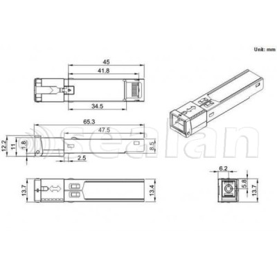 Модуль SFP GPON OLT 2.5Gb, 20km, C++, DDM, TK-link
