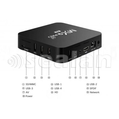 Смарт приставка mxQ pro 4/64G 4-х ядерний процесор S805 Smart TV Box