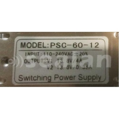 Блок живлення з ДБЖ (UPS) 13,8В (4А) TwinRate, металевий корпус (перфорований)