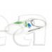 Суматор оптичний PON FWDM SC/UPC (1310/1490 SC/UPC)+1550 SC/APC ValCord