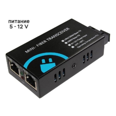Медіаконвертер MINI живлення 5-12 вольт 10/100mb 1550 1SC.WDM + 2RJ45 TK-link без БЖ Медіаконвертер MINI живлення 5-12 вольт 10/100mb 1550 1SC.WDM + 2RJ45 TK-link без БЖ