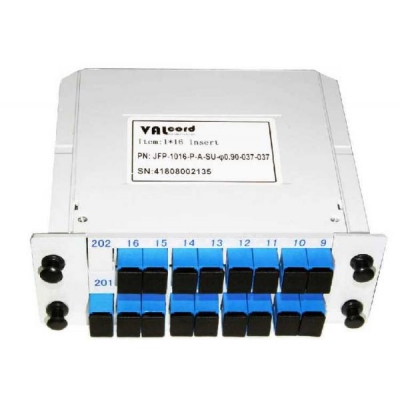 Дільник оптичний корпусний 1x16 SC/UPC (DIN LGX) сплітер (Splitter PLC) ValCord