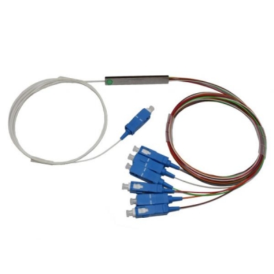 Дільник оптичний SC/UPC 1x6, 0.9мм, сплітер (Splitter PLC) волокно G657A ValCord