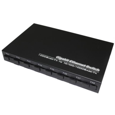 Медіаконвертер світч комутатор 8 портовий 8SC.WDM (4A+4B)1Gb + 2RJ45 100/1000mb TK-link