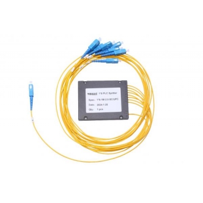 Дільник оптичний корпус ABS 1x8 SC/UPC сплітер (Splitter PLC) ValCord