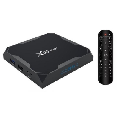 Смарт приставка X96 MAX+ Smart TV Box (S905X3, 4/32G, Android 9.0)