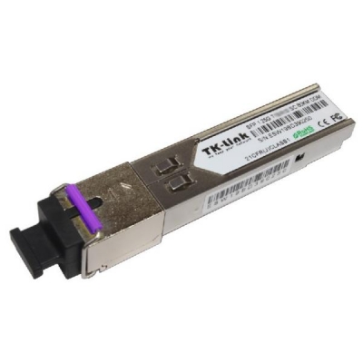 Модуль SFP 1.25G, 80 км, WDM, SC, DDM, 1490 нм, TK-link