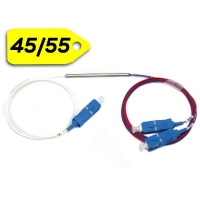 Дільник оптичний 1x2 SC/UPC 45/55%, 0.9мм, куплер (Coupler FBT), волокно G657A, ValCord