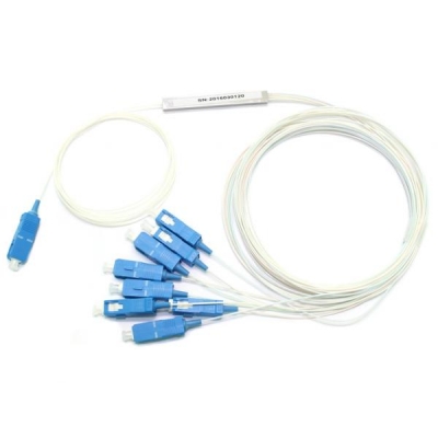 Дільник оптичний SC/UPC 1x8, 0.9мм, сплітер (Splitter PLC) волокно G657A ValCord