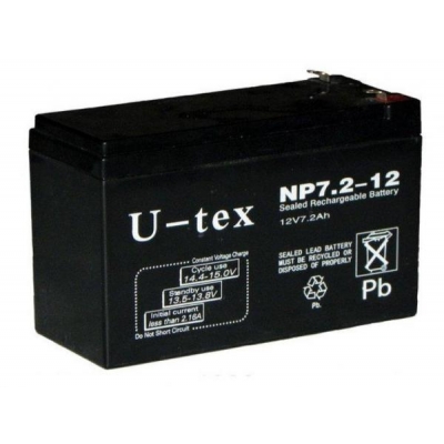 Акумулятор 12v 7.2Ah U-tex