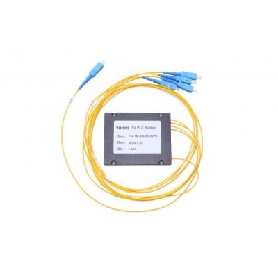 Дільник оптичний корпус ABS 1x4 SC/UPC сплітер (Splitter PLC) ValCord