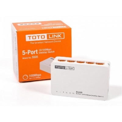 Комутатор світч Totolink S808, некерований. 8port 10/100 Мбіт/с