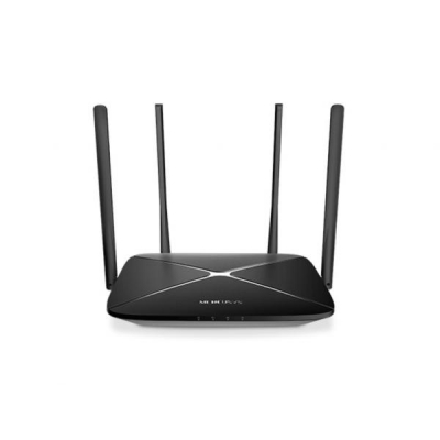 Маршрутизатор роутер Mercusys AC12G Wi-Fi 2.4+5ГГц 300Мбіт LAN 3х10/100/1000 Мб/с WAN 1x 10/100/1000Мб/с