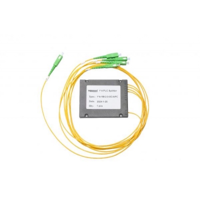 Дільник оптичний корпус ABS 1x4 SC/APC сплітер (Splitter PLC) ValCord