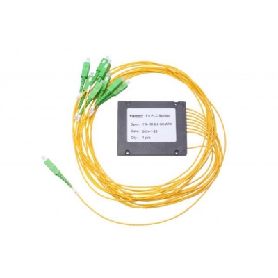 Дільник оптичний корпус ABS 1x8 SC/APC сплітер (Splitter PLC) ValCord