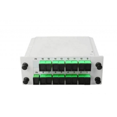 Дільник оптичний корпусний 1x16 SC/APC (DIN LGX) сплітер (Splitter PLC) ValCord