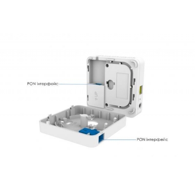 Абонентський термінал ONU XPON 1GE V-SOL V2801SC з абон.розеткою (чіп ZTE)