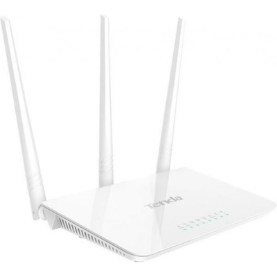 Маршрутизатор роутер Tenda F3 Wi-Fi 2.4 ГГц 300Мбіт LAN 3х10/100Мб/с WAN 1x10/100Мб/с